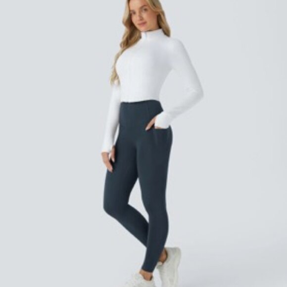 Halara SoCinched High Waisted Butt Lifting Tummy Control Leggings - Picture 2 of 4